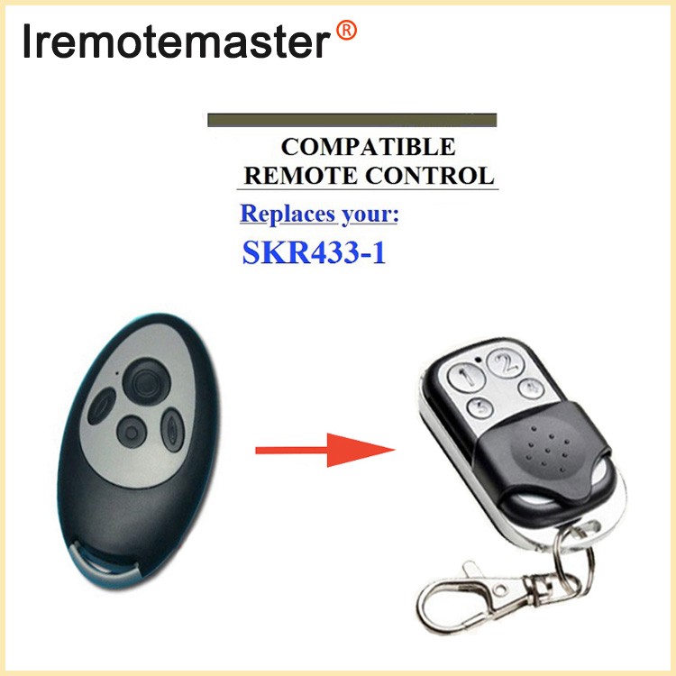 Para SKR433-1 SKRJ433 Control remoto de puerta de garaje de repuesto